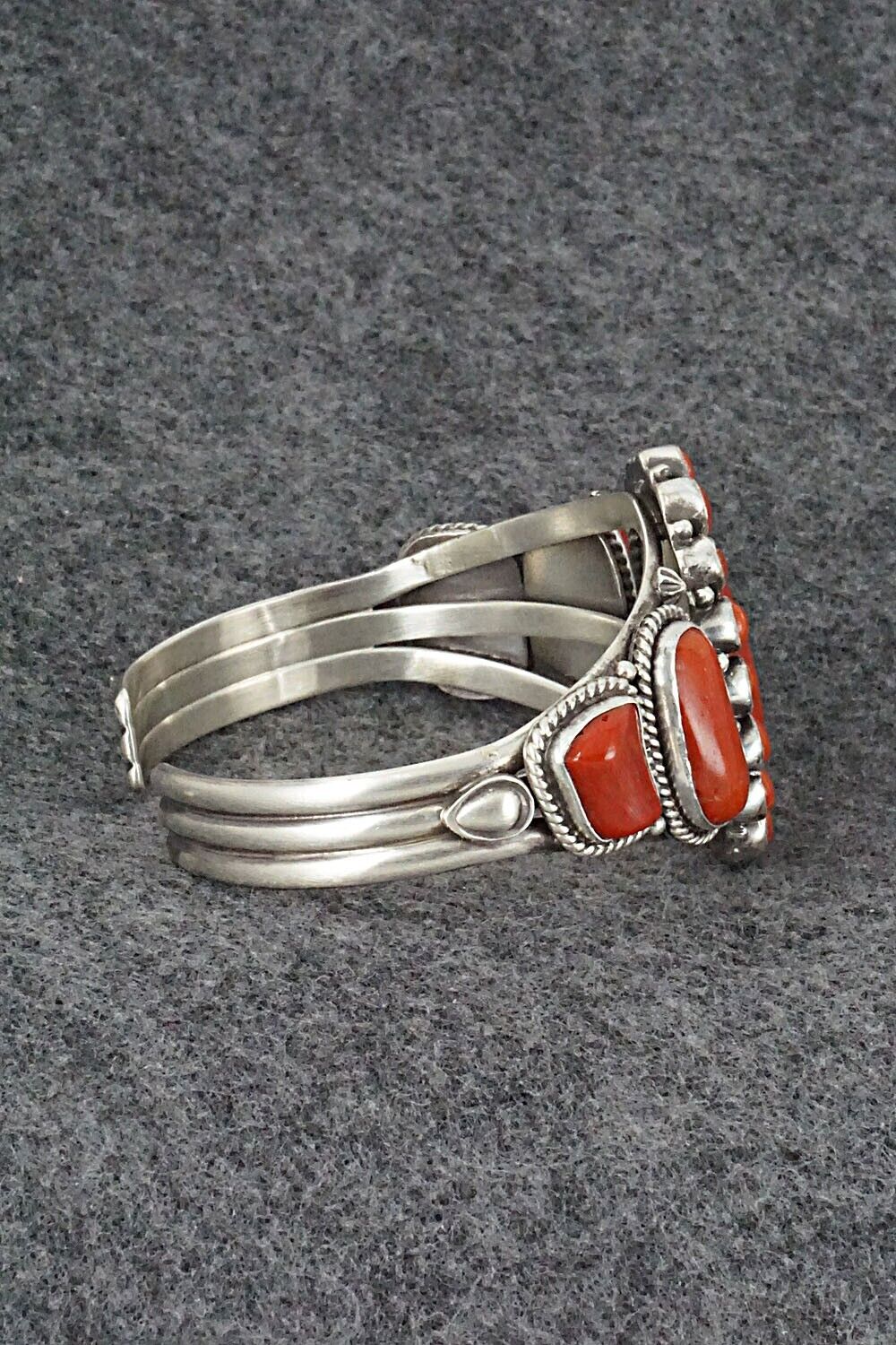 Coral & Sterling Silver Bracelet - Derrick Gordon