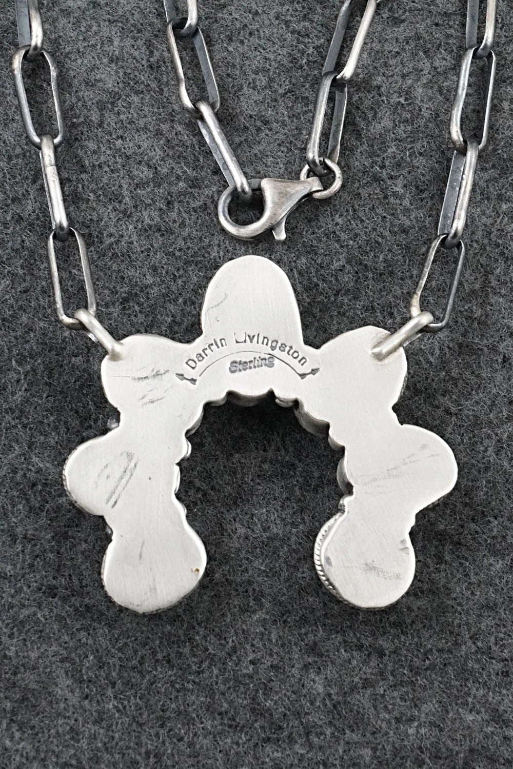 Turquoise & Sterling Silver Necklace - Darrin Livingston