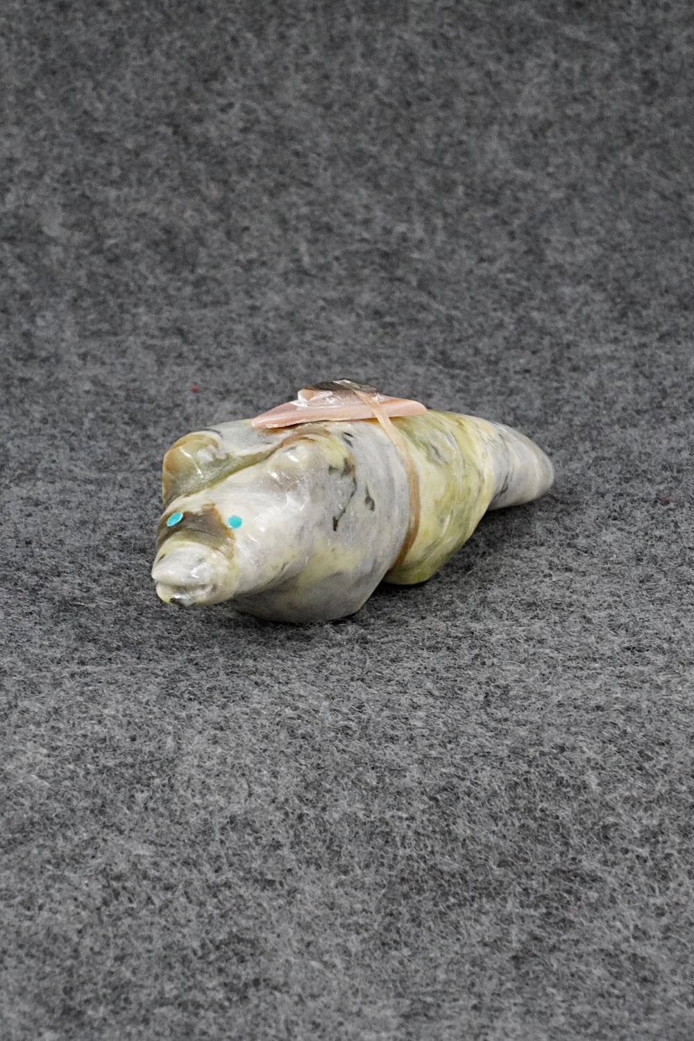 Badger Zuni Fetish Carving - Delvin Leekya