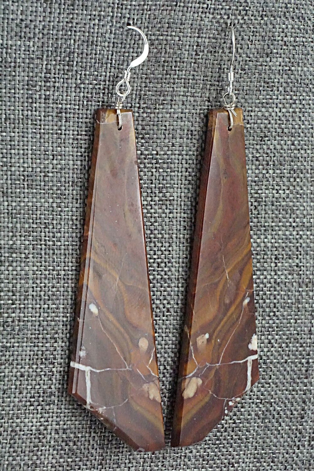 Wild Horse & Sterling Silver Earrings - Francis Garcia
