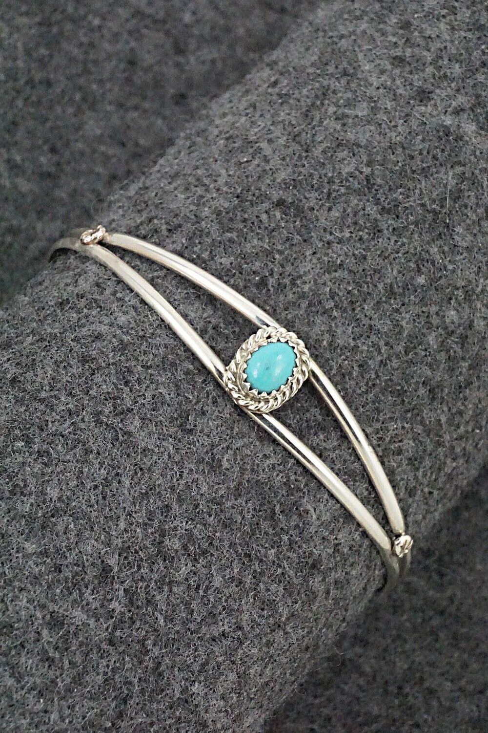 Turquoise & Sterling Silver Bracelet - Elton Cadman
