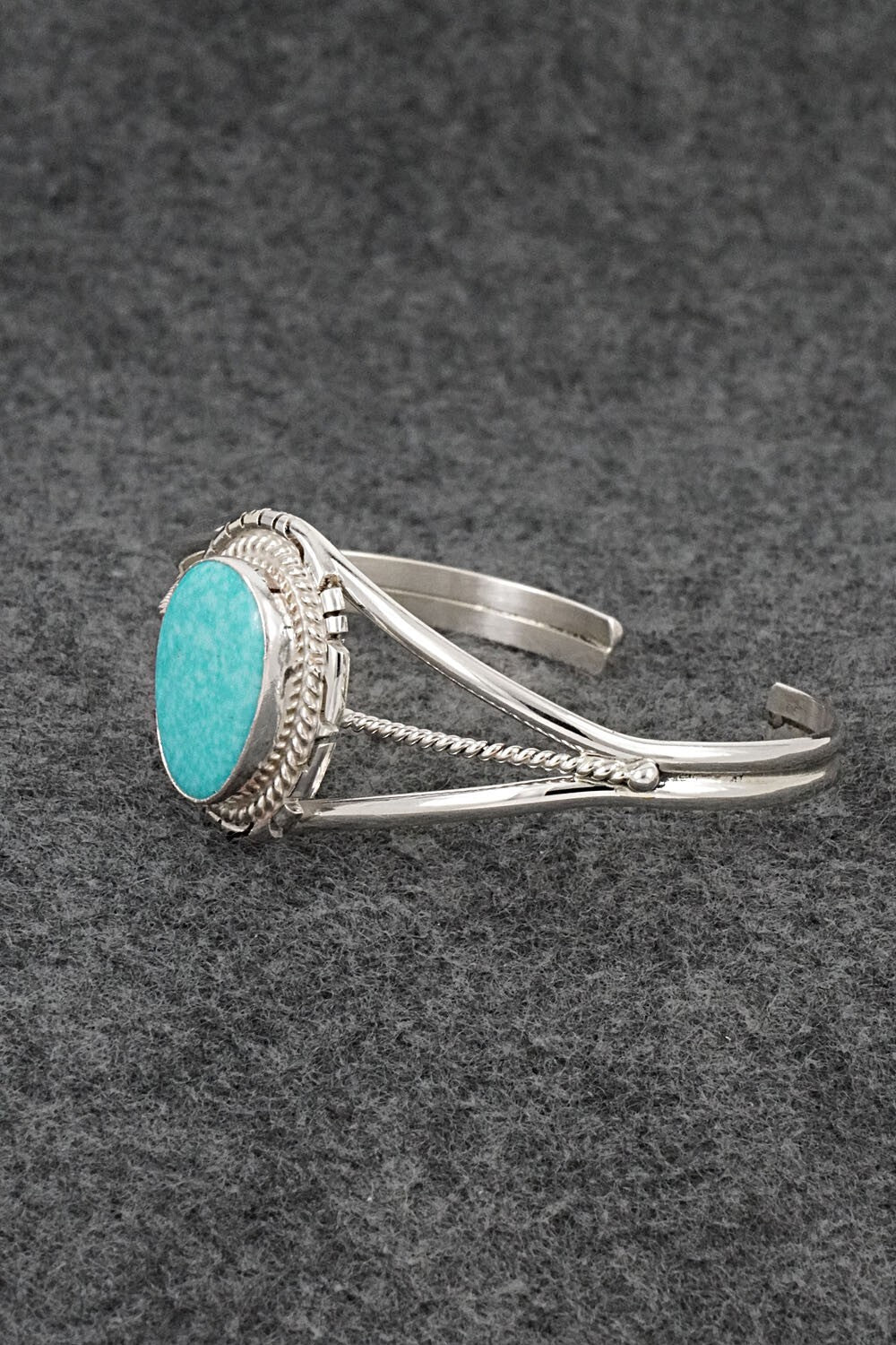 Turquoise & Sterling Silver Bracelet - Peggy Skeets