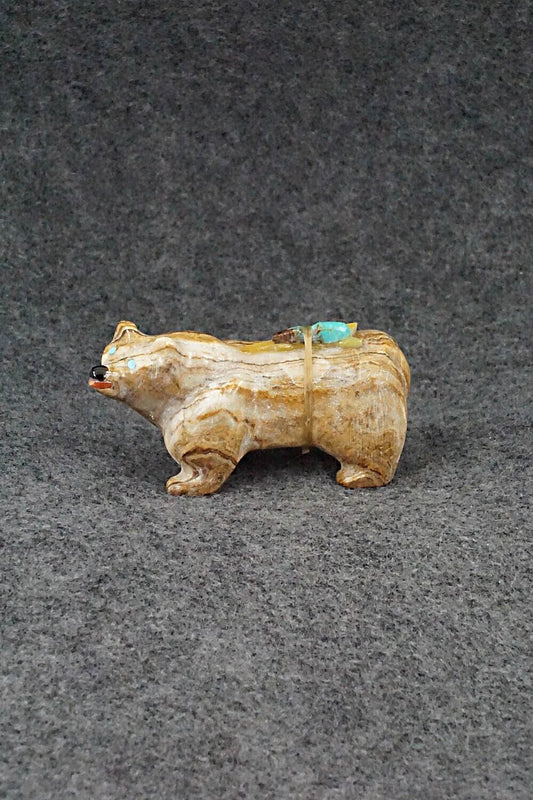 Bear Zuni Fetish Carving - Freddie Leekya