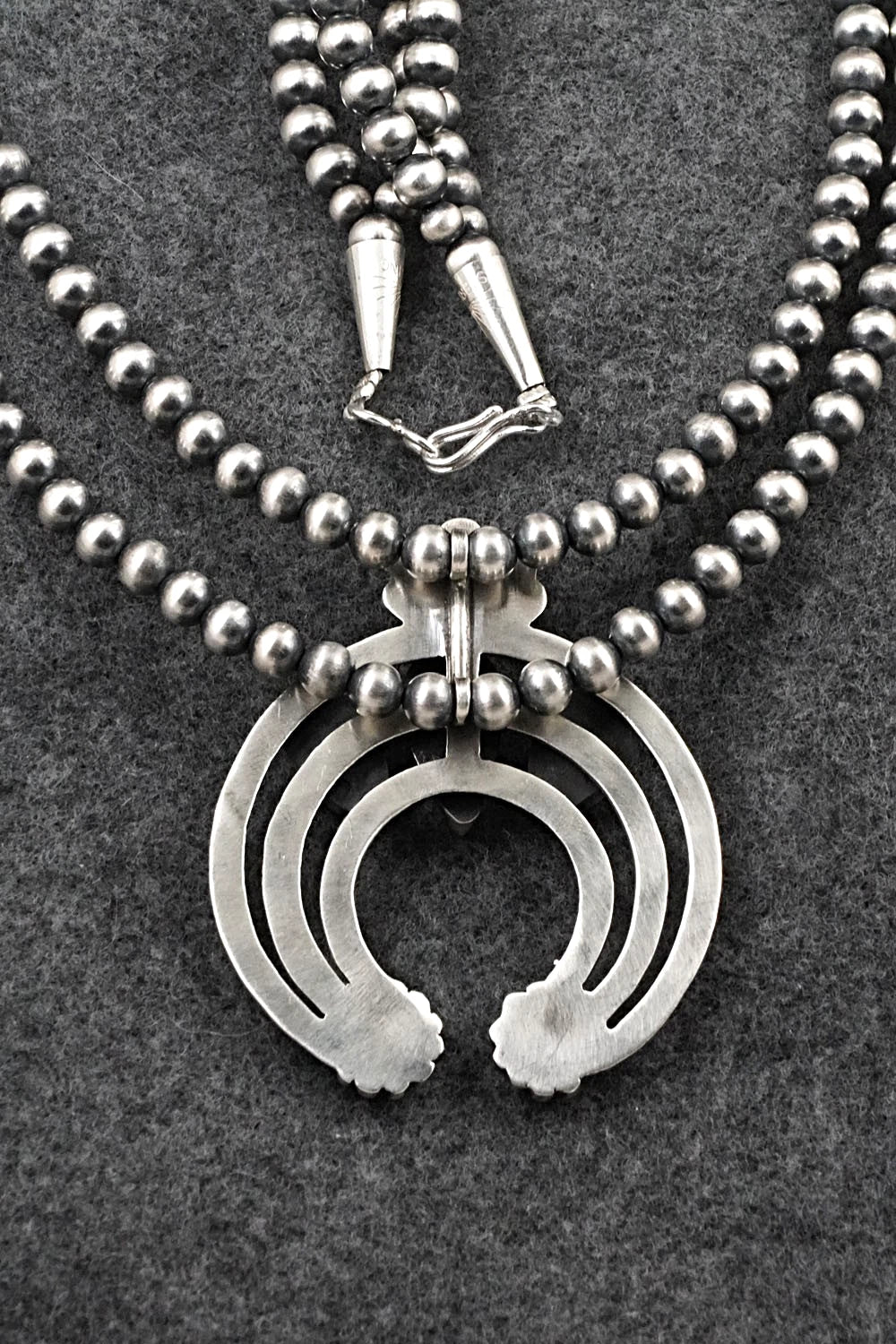 Turquoise & Sterling Silver Necklace - Davey Morgan