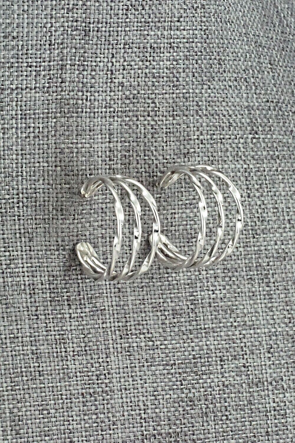 Sterling Silver Hoop Earrings - Ben Tahe