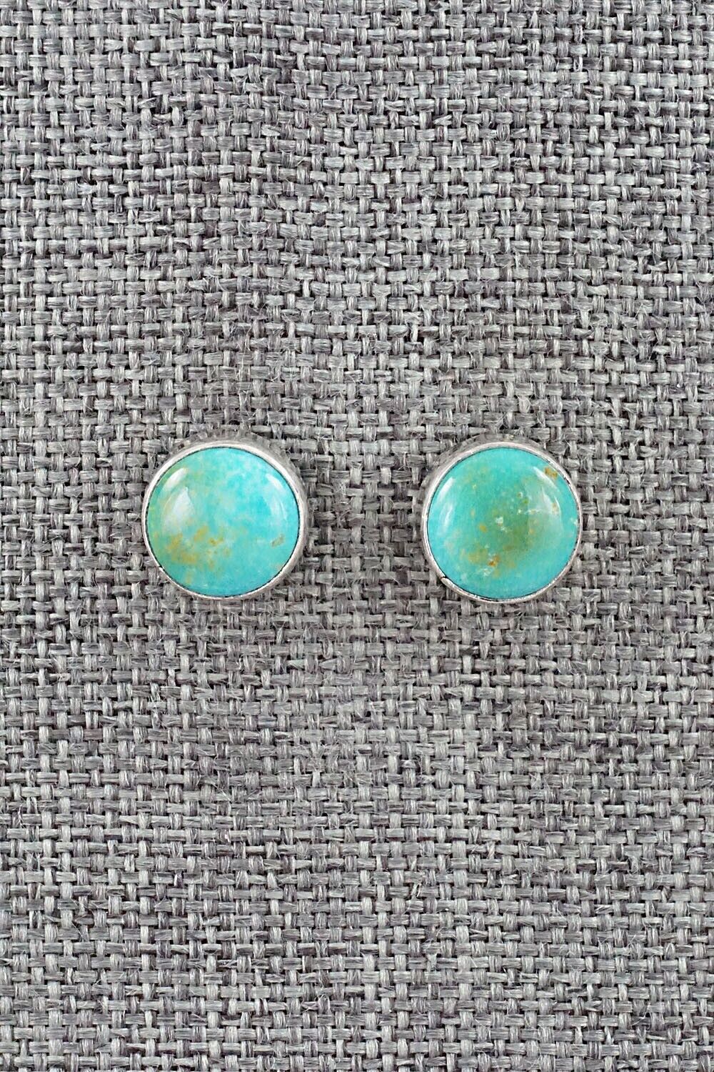 Turquoise & Sterling Silver Earrings - Marco Begaye