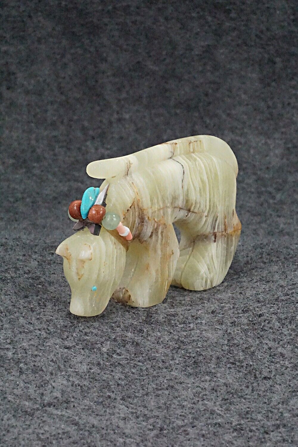 Mountain Lion Zuni Fetish Carving - Douglas Martza