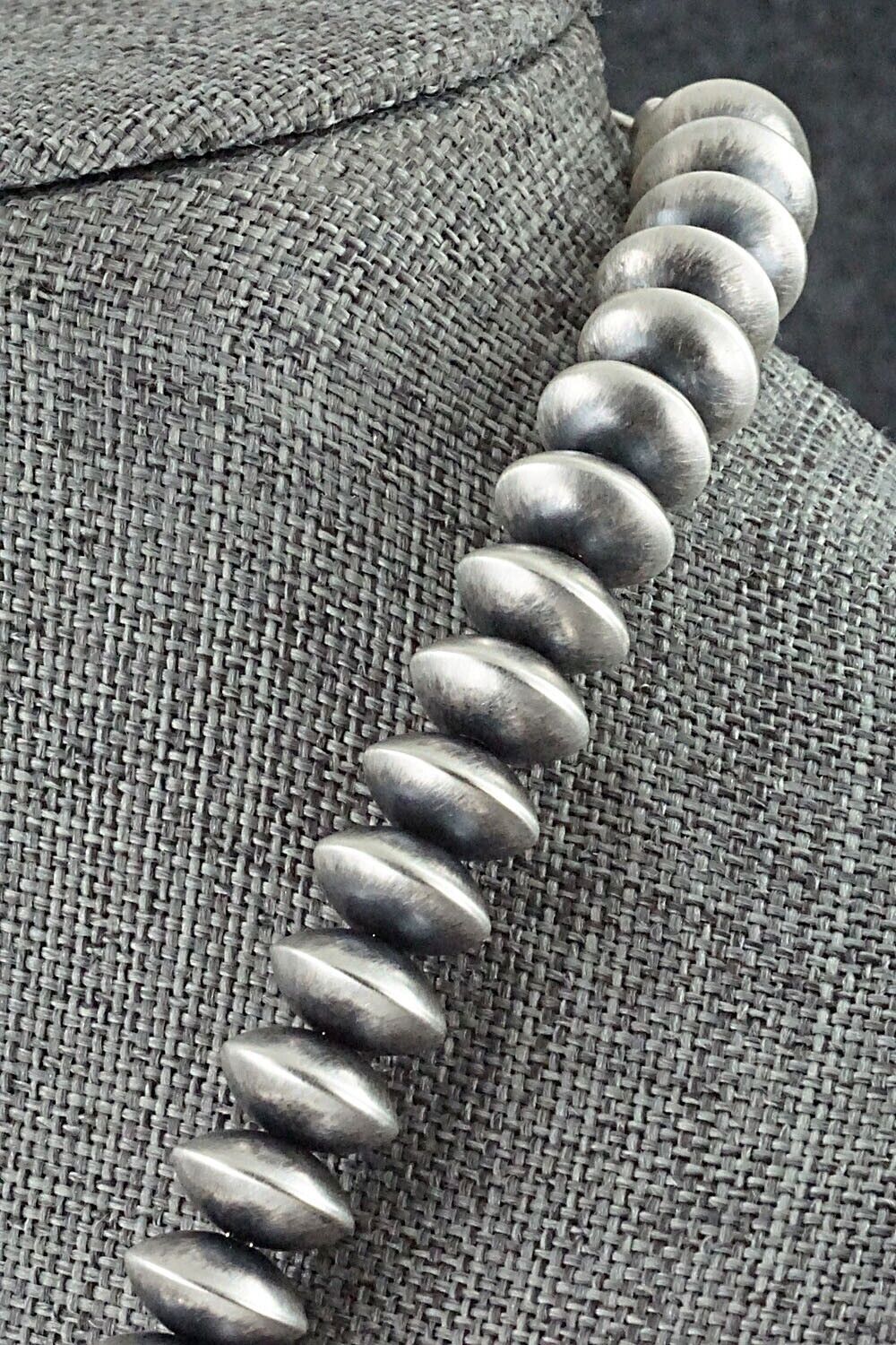 Sterling Silver Navajo Pearl Necklace - Bryannen Halwood