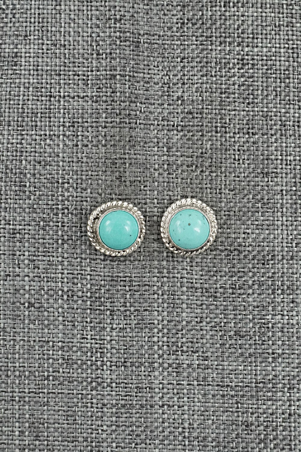 Turquoise & Sterling Silver Earrings - Byron Begay