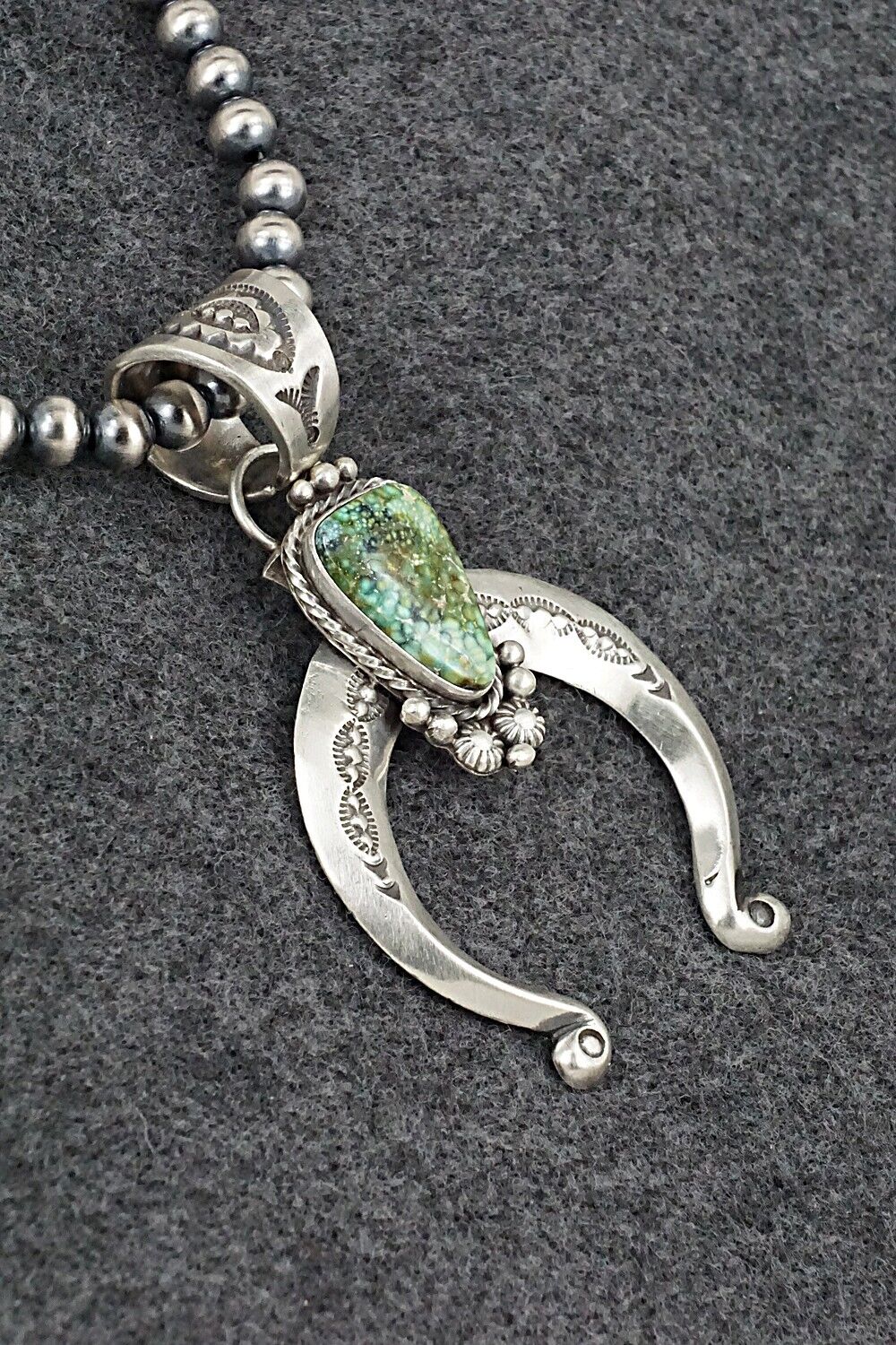 Turquoise & Sterling Silver Necklace - Samuel Yellowhair