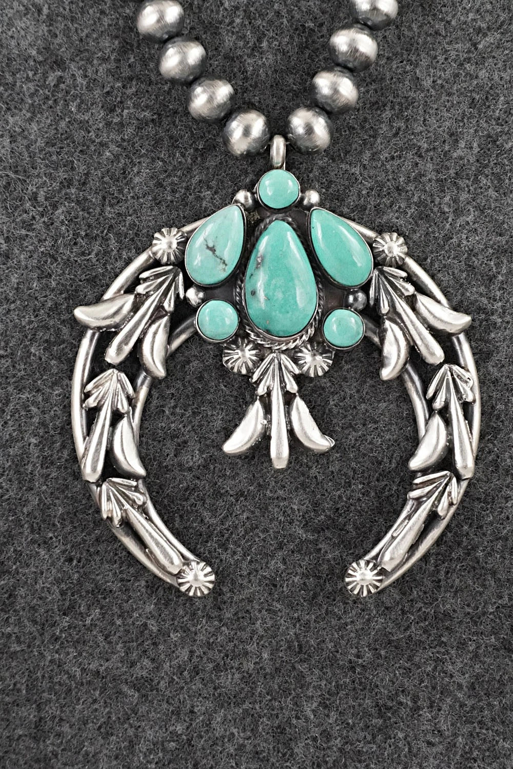 Turquoise & Sterling Silver Necklace - Bonnie Platero