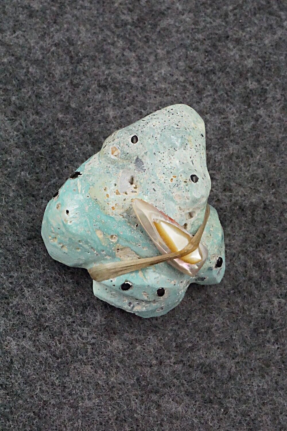 Frog Zuni Fetish Carving - Delvin Leekya