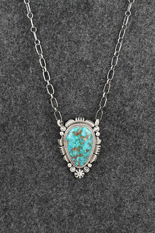 Turquoise & Sterling Silver Necklace - Daniel Benally