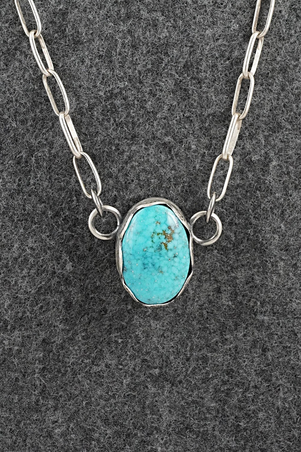 Turquoise & Sterling Silver Necklace - Randy Boyd