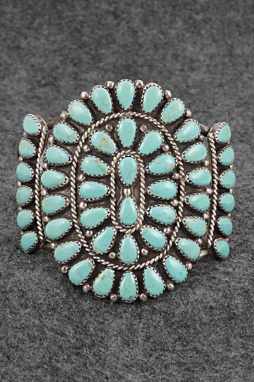 Turquoise & Sterling Silver Vintage Bracelet