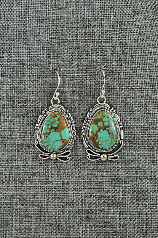 Turquoise & Sterling Silver Earrings - Mark Yazzie