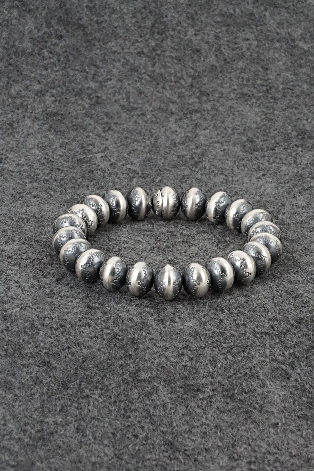 Sterling Silver Navajo Pearl Bracelet - Bryannen Halwood