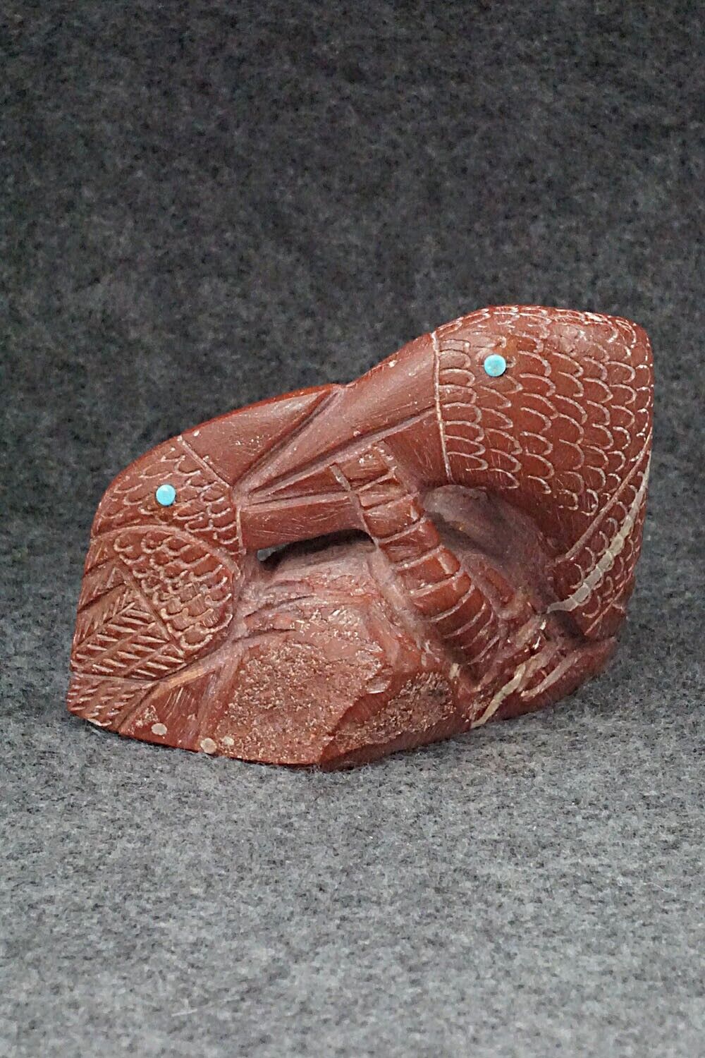 Eagles Zuni Fetish Carving - Carlton Kaamasee