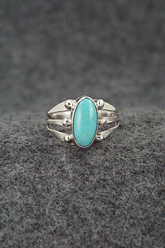 Turquoise & Sterling Silver Ring - Paige Gordon - Size 6