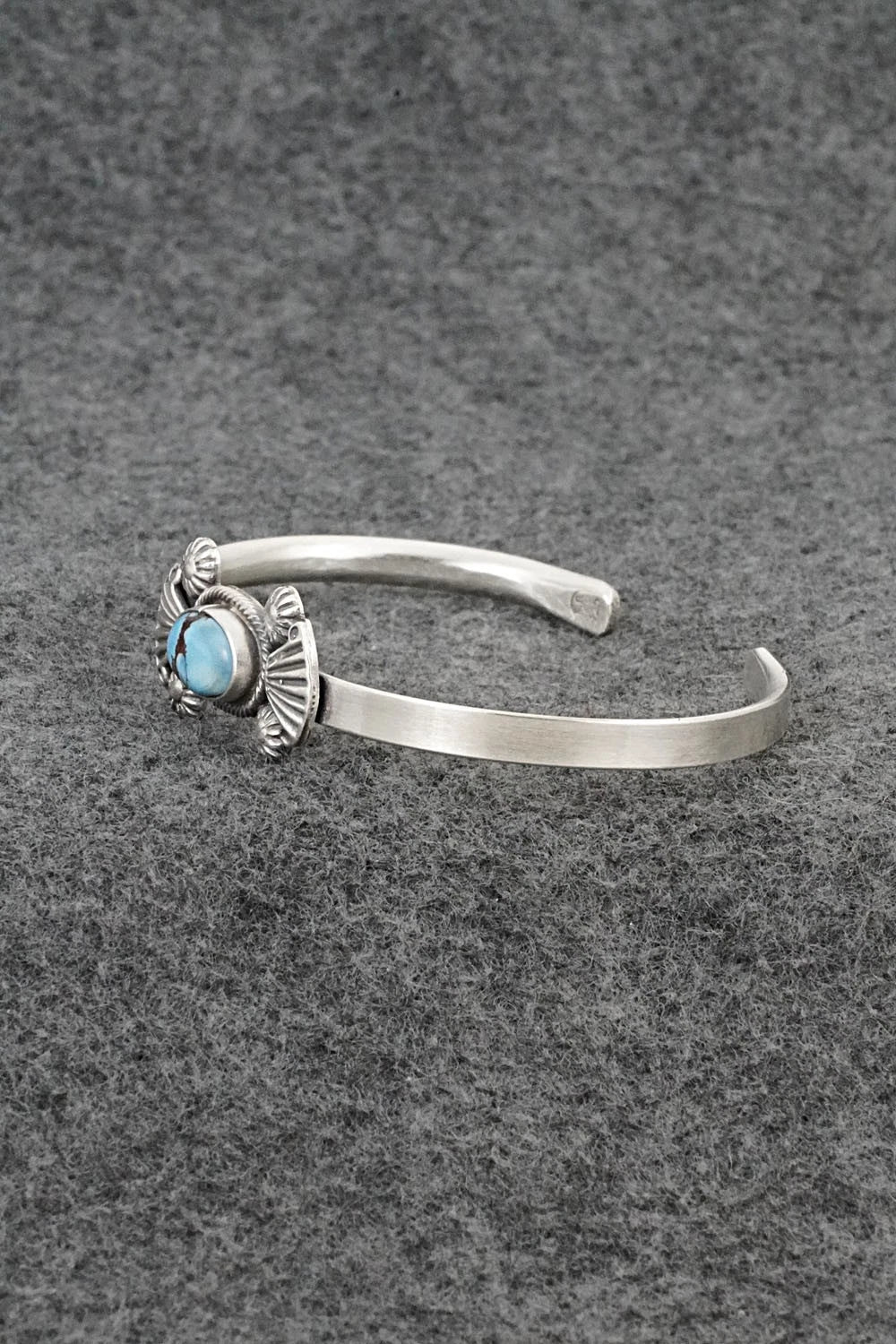 Turquoise & Sterling Silver Bracelet - Genevieve Francisco