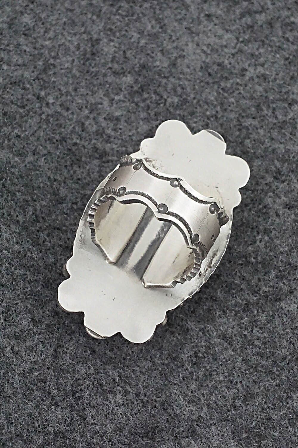 Turquoise & Sterling Silver Ring - Michael Calladitto - Size 9