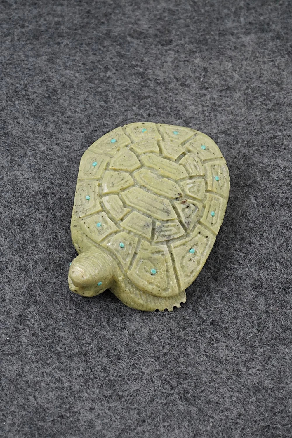 Turtle Zuni Fetish Carving - Adrian Cachini