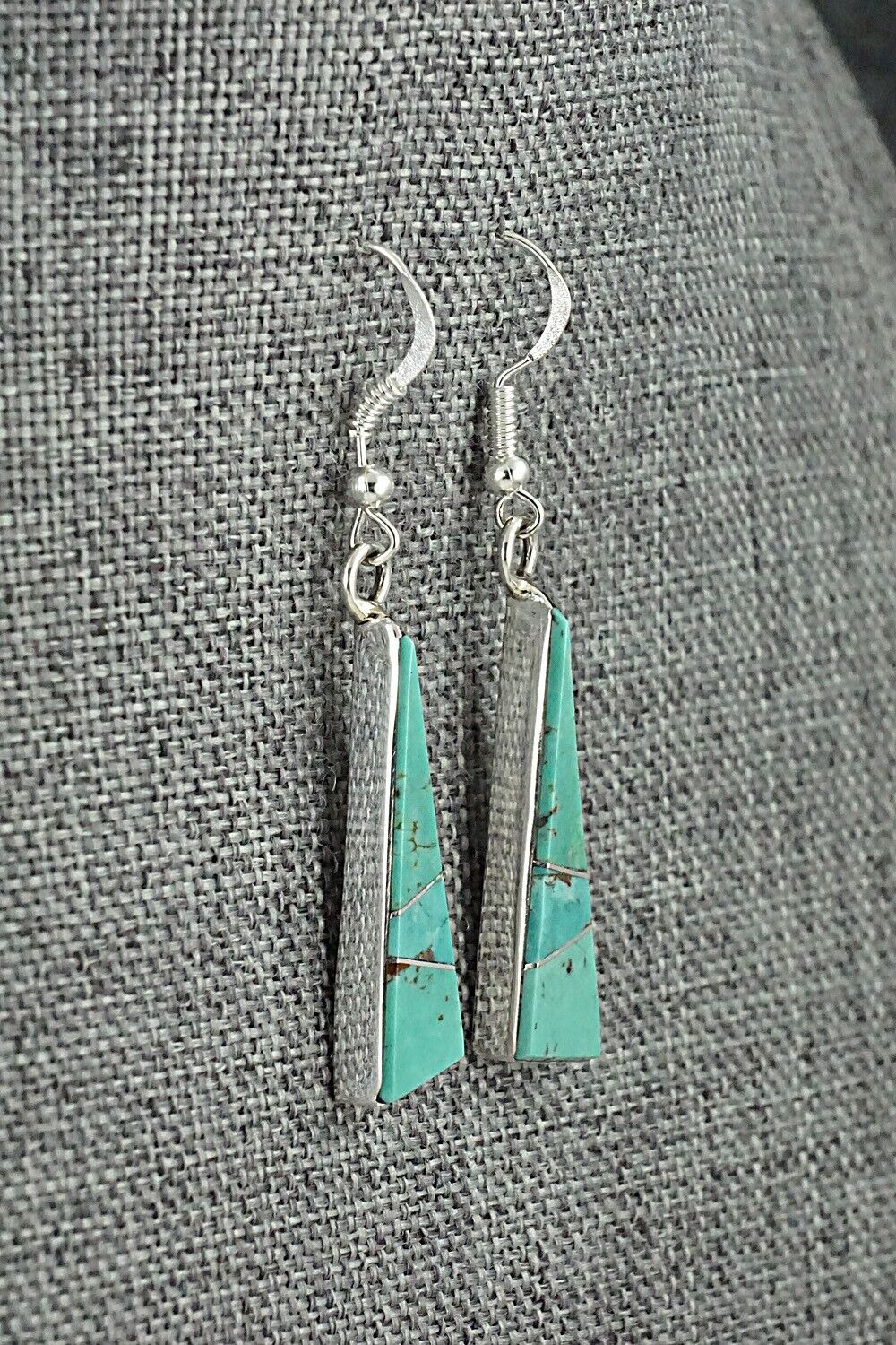 Turquoise & Sterling Silver Earrings - Marilyn Yazzie