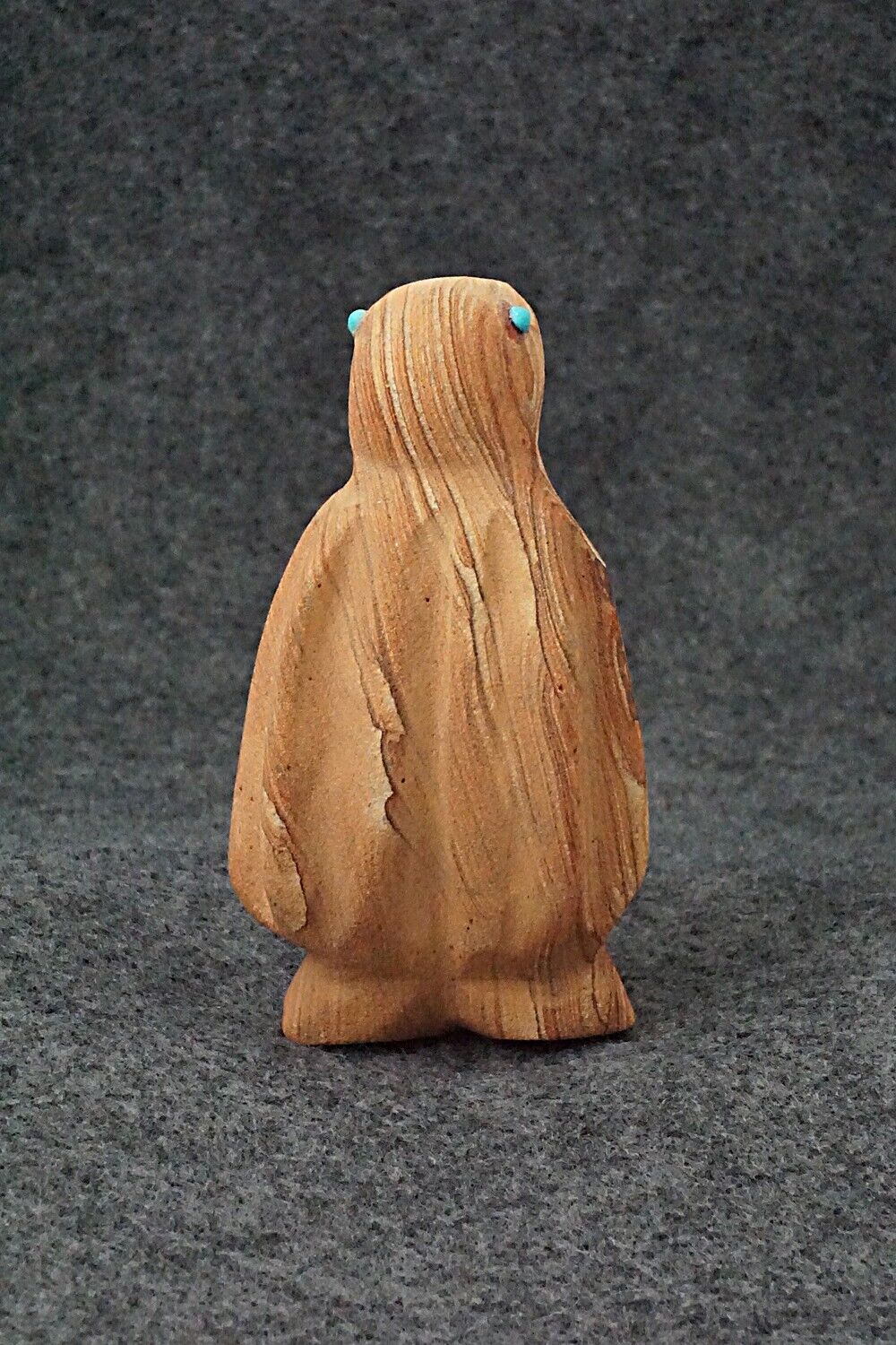 Penguin Zuni Fetish Carving - James Panteah