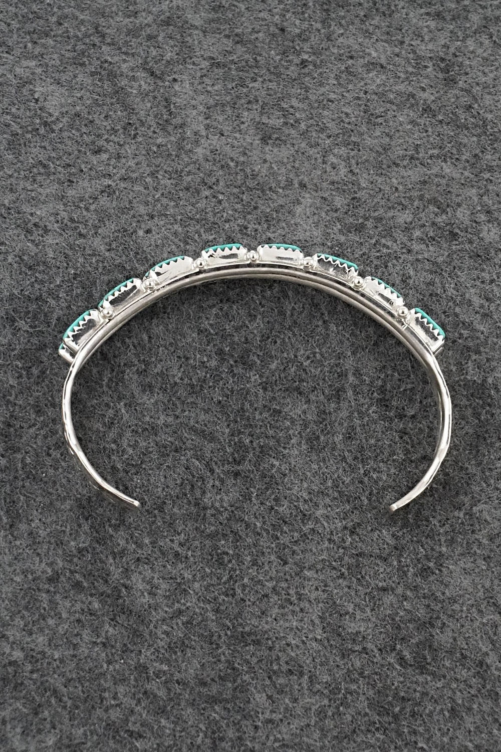 Turquoise & Sterling Silver Bracelet - Murray Hannaweeka