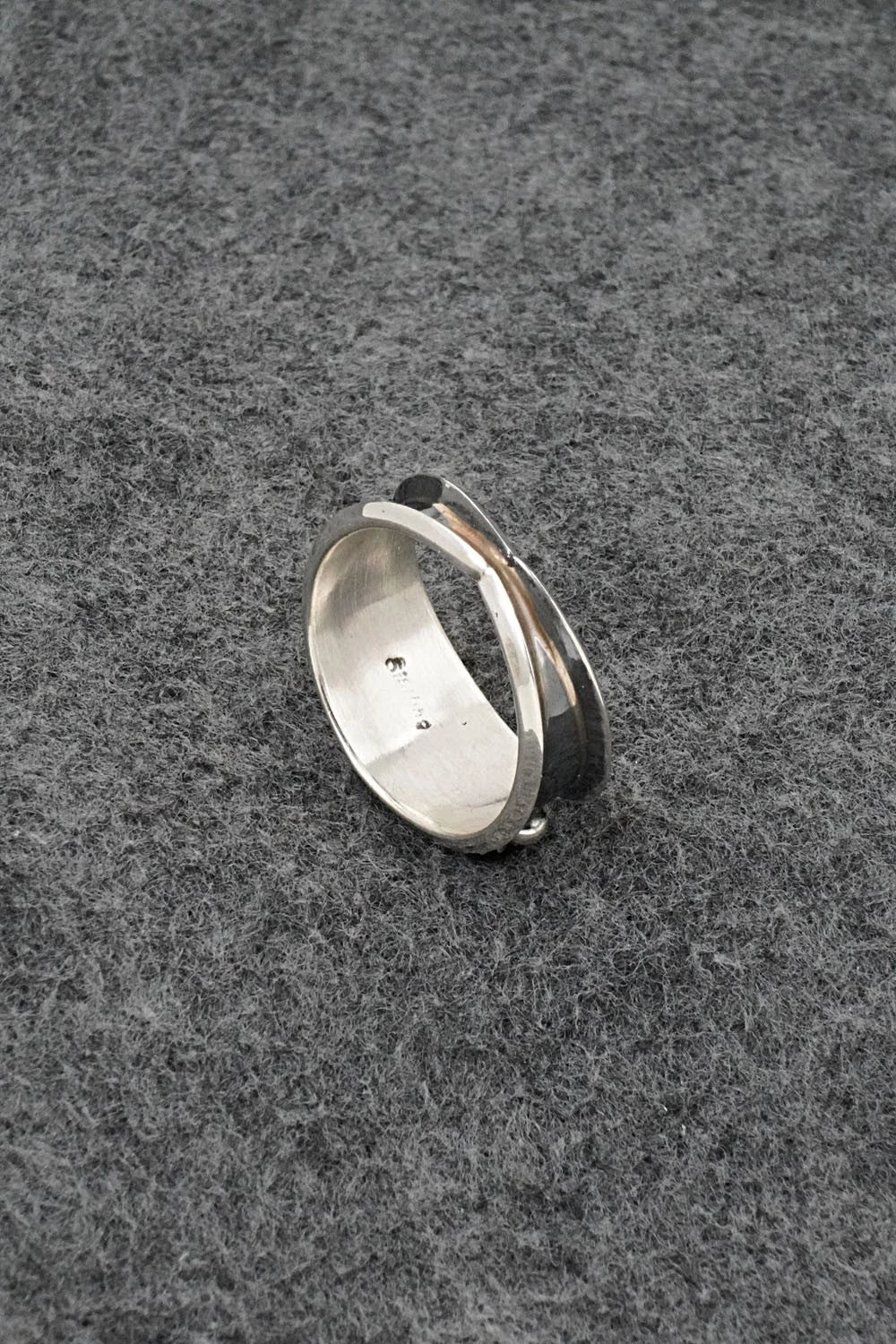 Onyx & Sterling Silver Ring - Paul Largo - Size 11