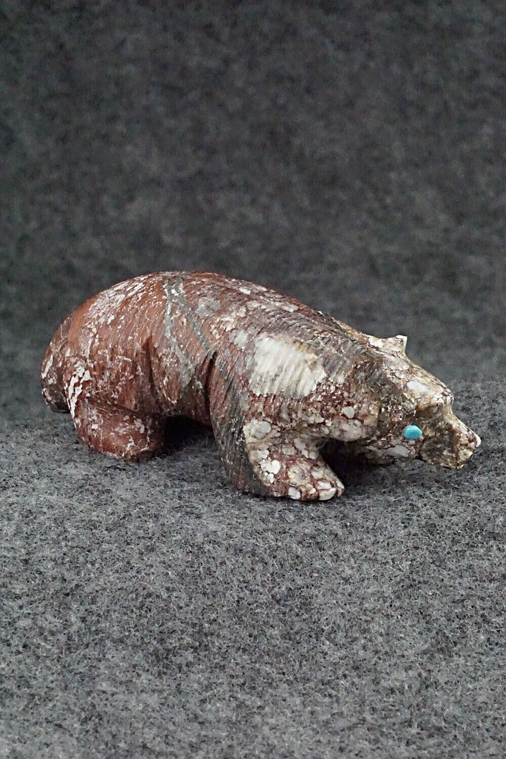 Badger Zuni Fetish Carving - Ronnie Lunasee