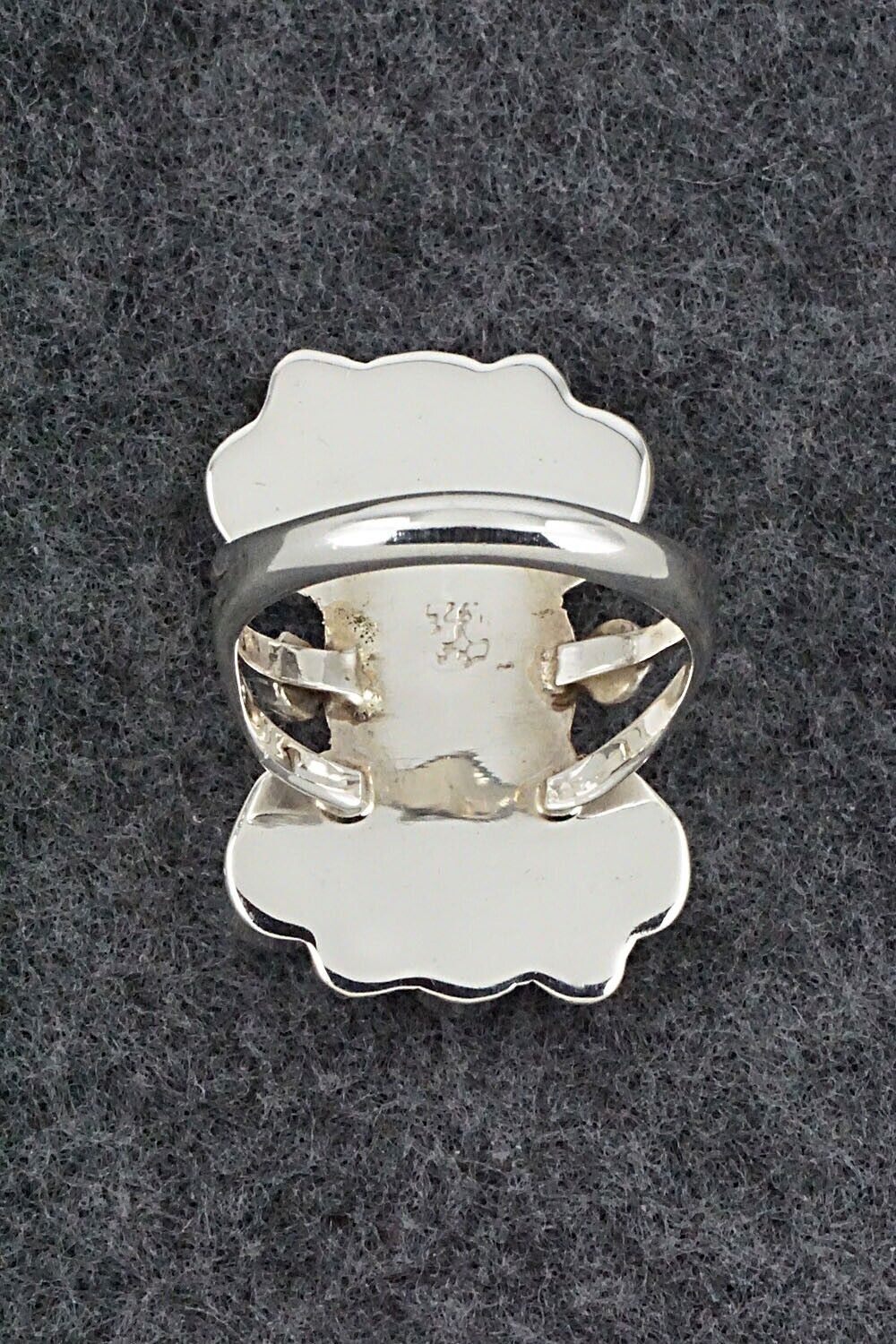 Turquoise & Sterling Silver Ring - Roberta Begay - Size 9.5