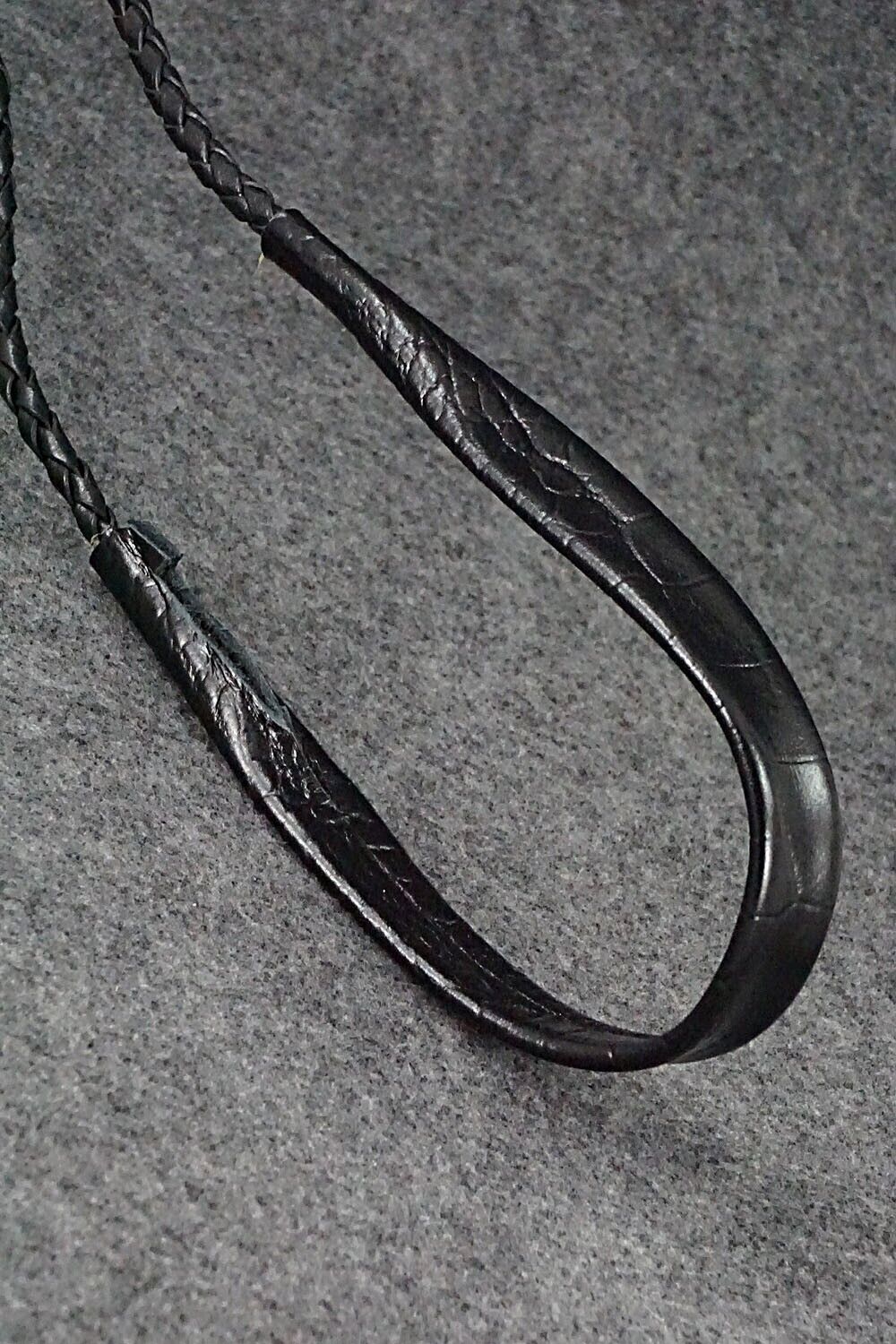 Turquoise & Sterling Silver Bolo Tie - Kenny Calavaza