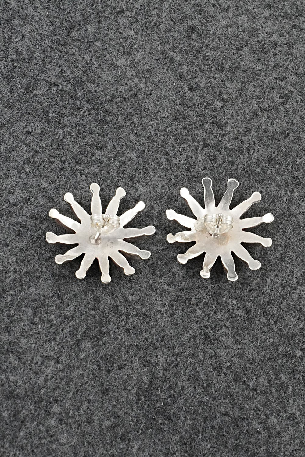 Turquoise & Sterling Silver Earrings - Rena Cachina