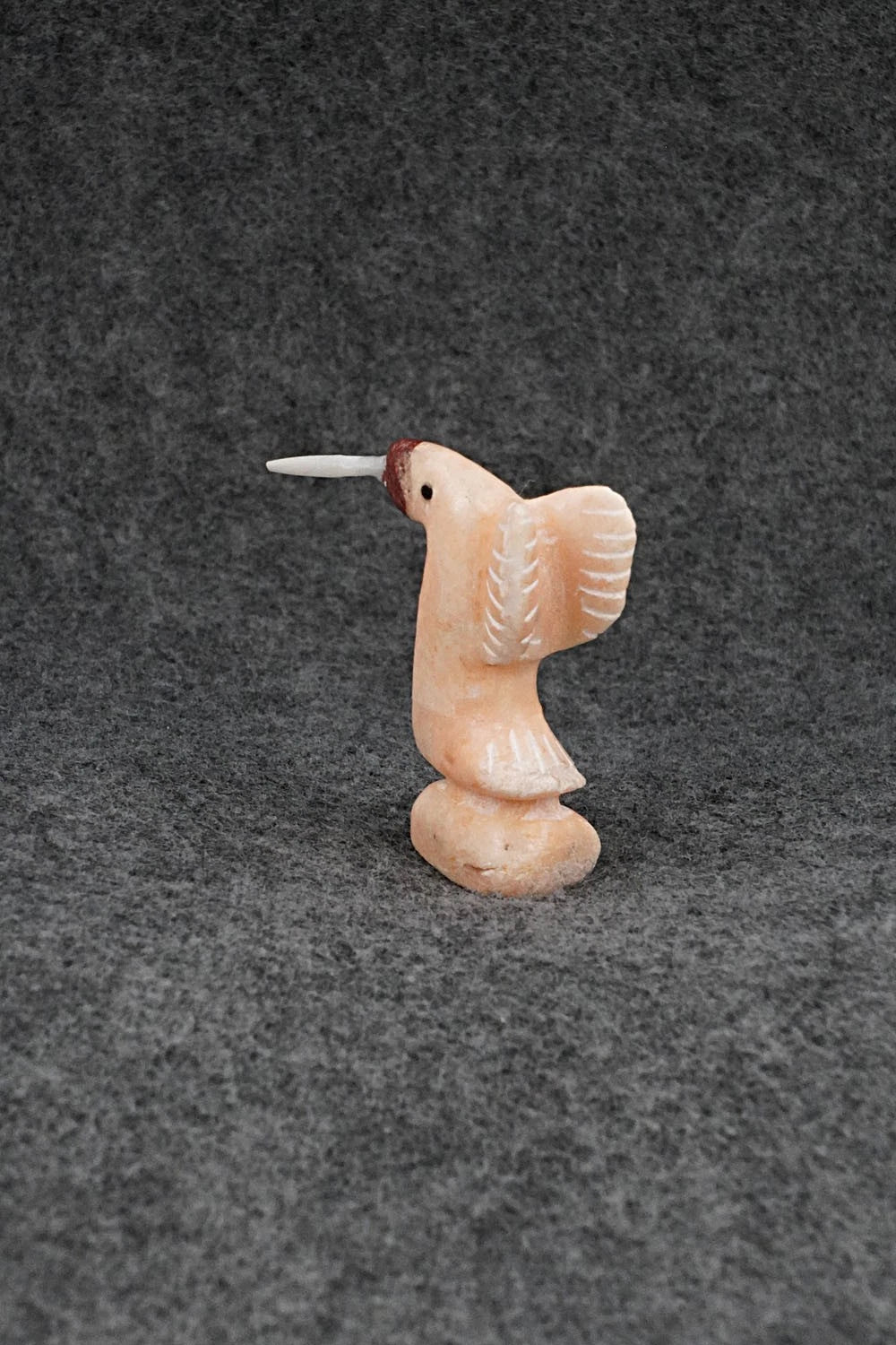 Hummingbird Zuni Fetish Carving - Justin Red Elk