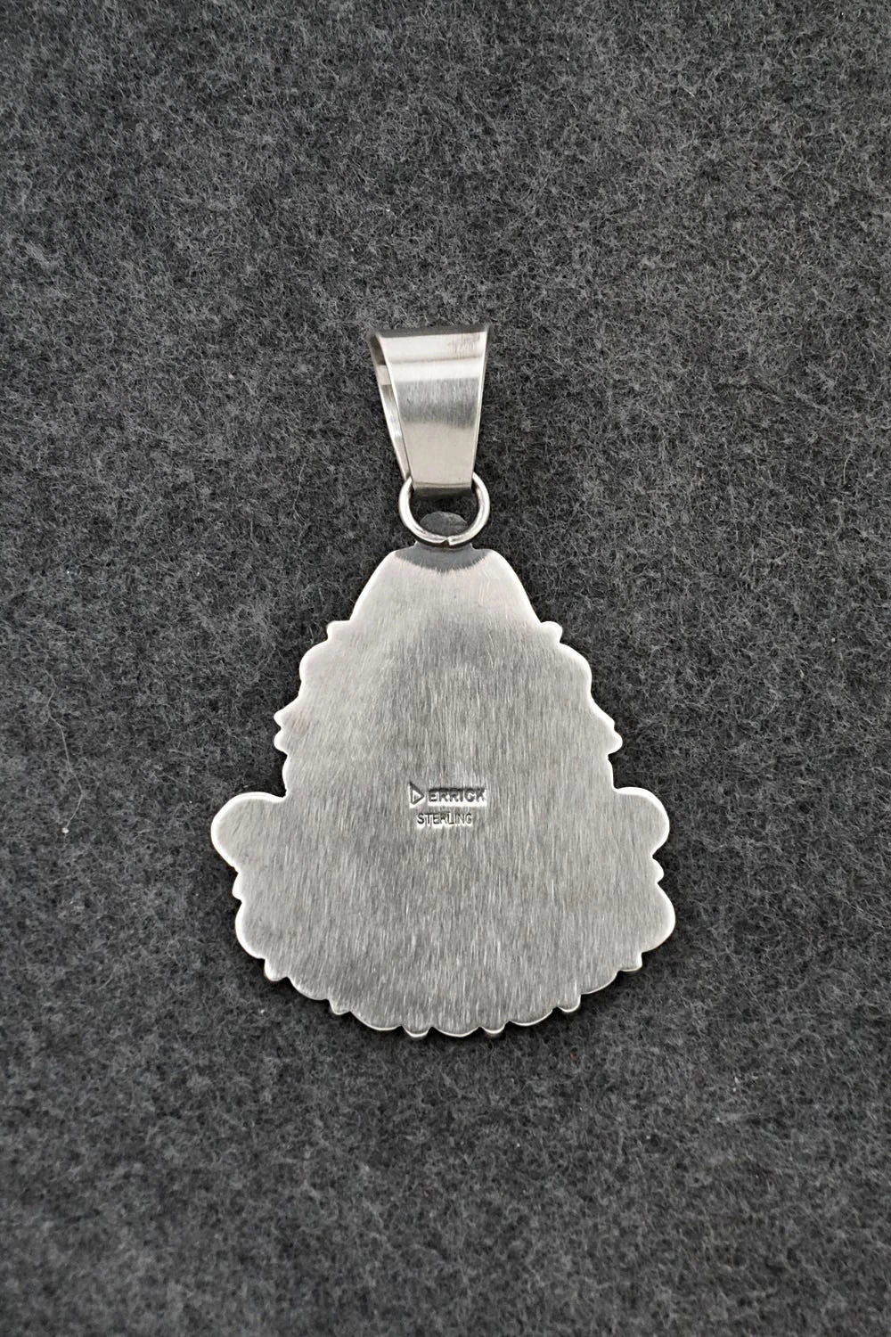 Turquoise and Sterling Silver Pendant - Derrick Gordon