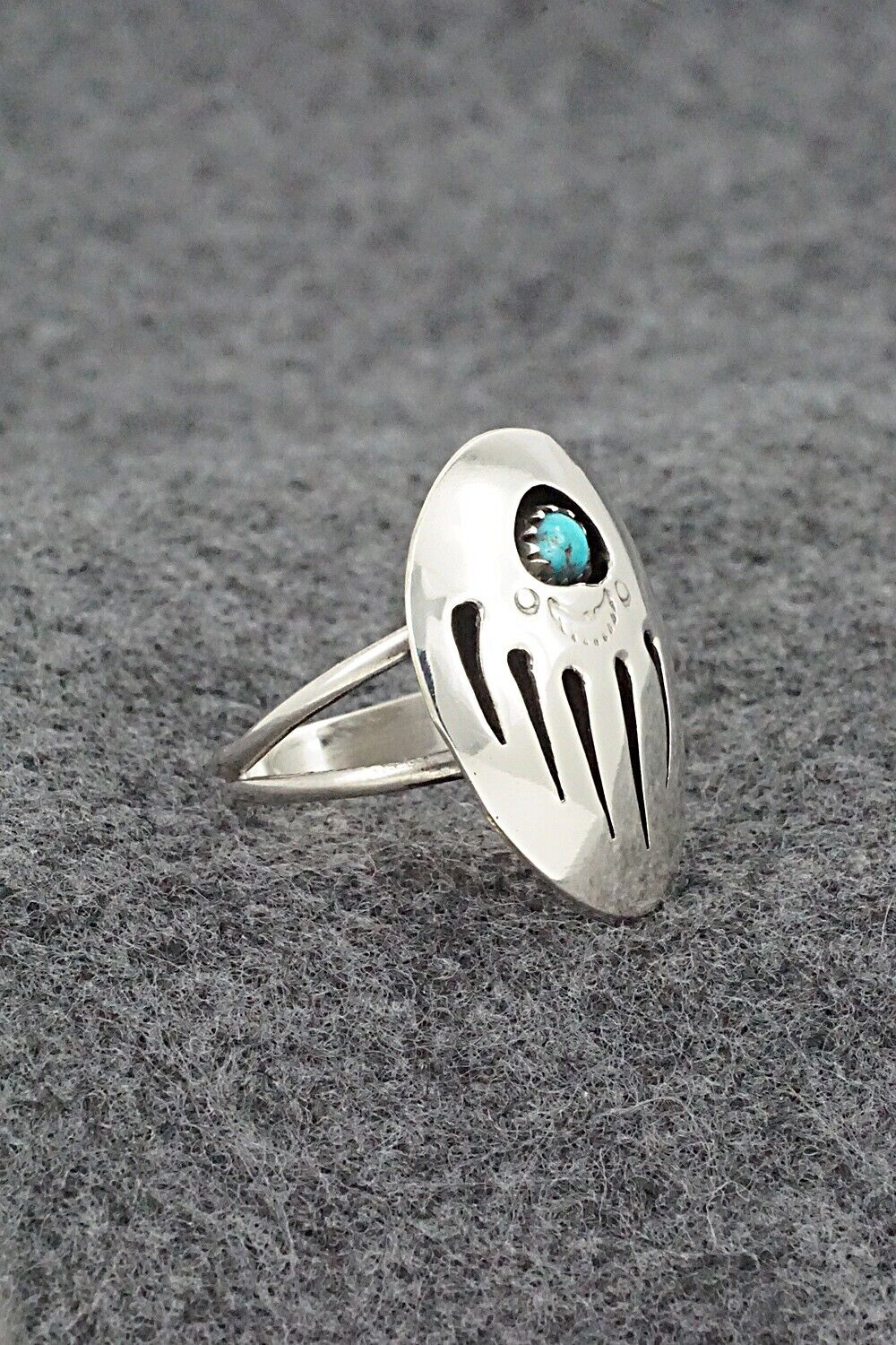 Turquoise & Sterling Silver Ring - Ervin Begay - Size 9.25