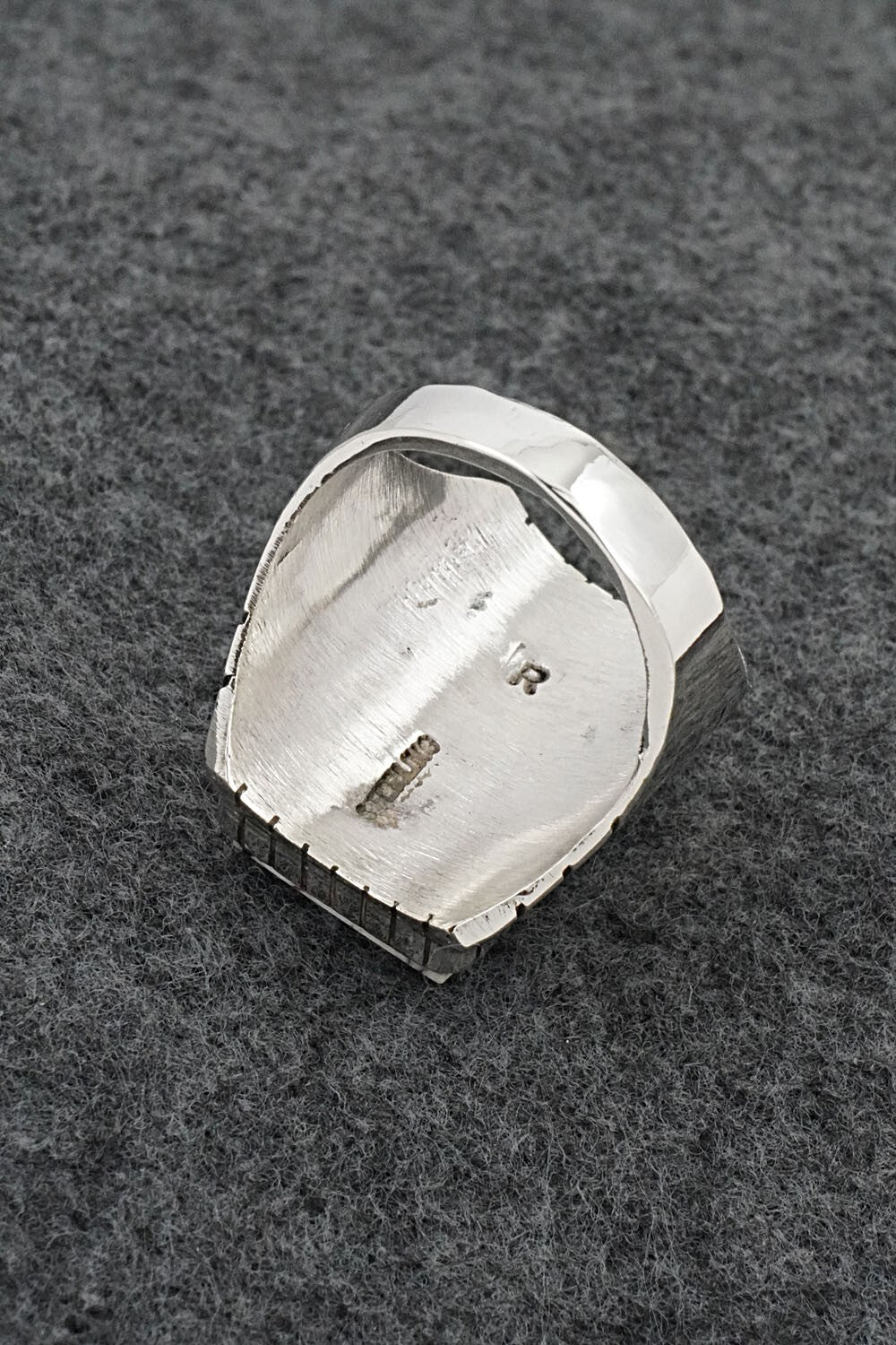 Wild Horse & Sterling Silver Ring - Trevor Jack - Size 11.5
