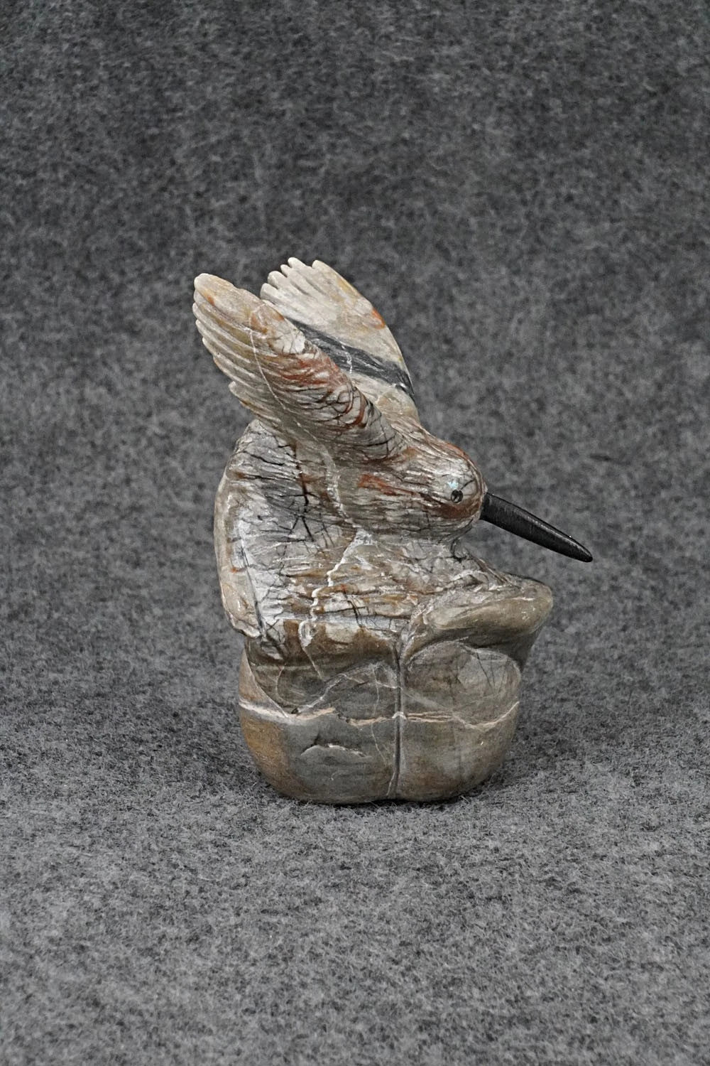 Hummingbird Zuni Fetish Carving - Carlton Camasona