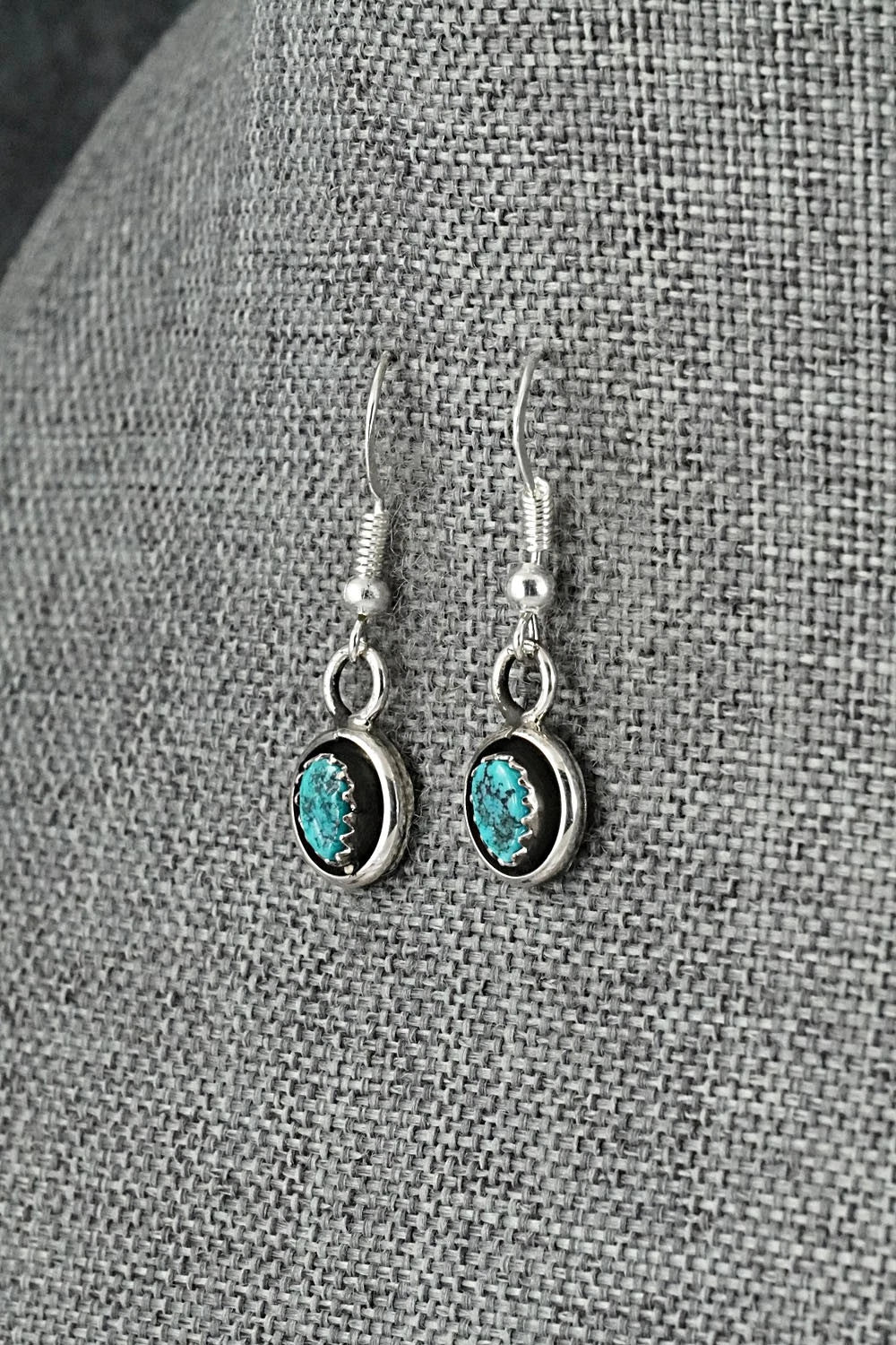 Turquoise & Sterling Silver Squash Blossom Set - Phil Garcia