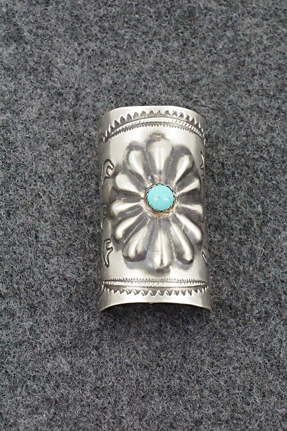 Turquoise & Sterling Silver Hair Pin - Arlene Soce