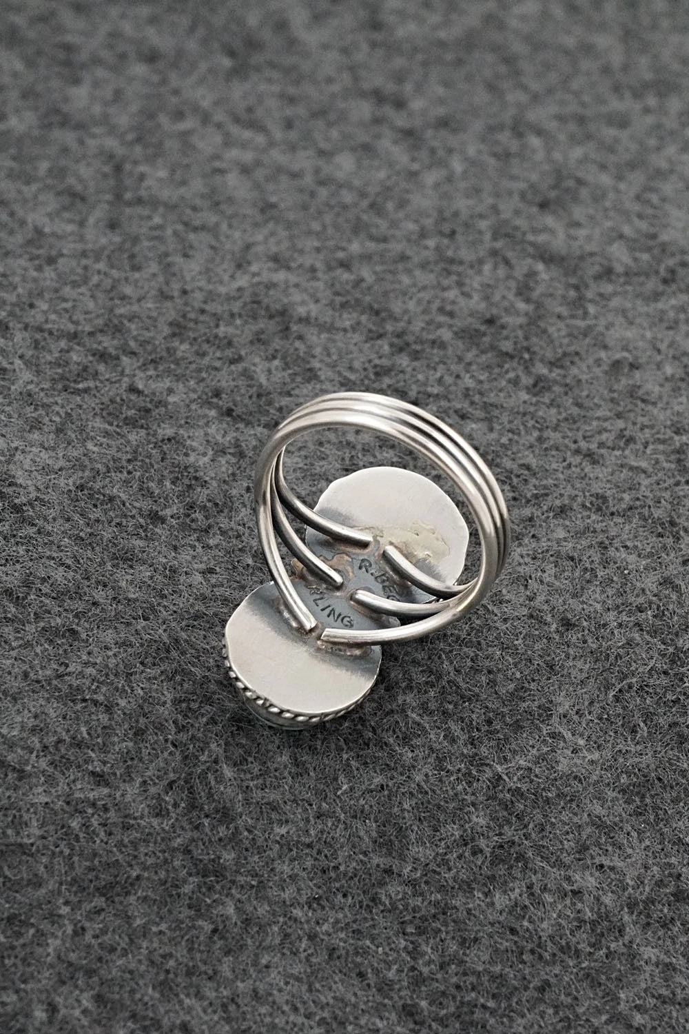 Turquoise & Sterling Silver Ring - Rena Begay - Size 8