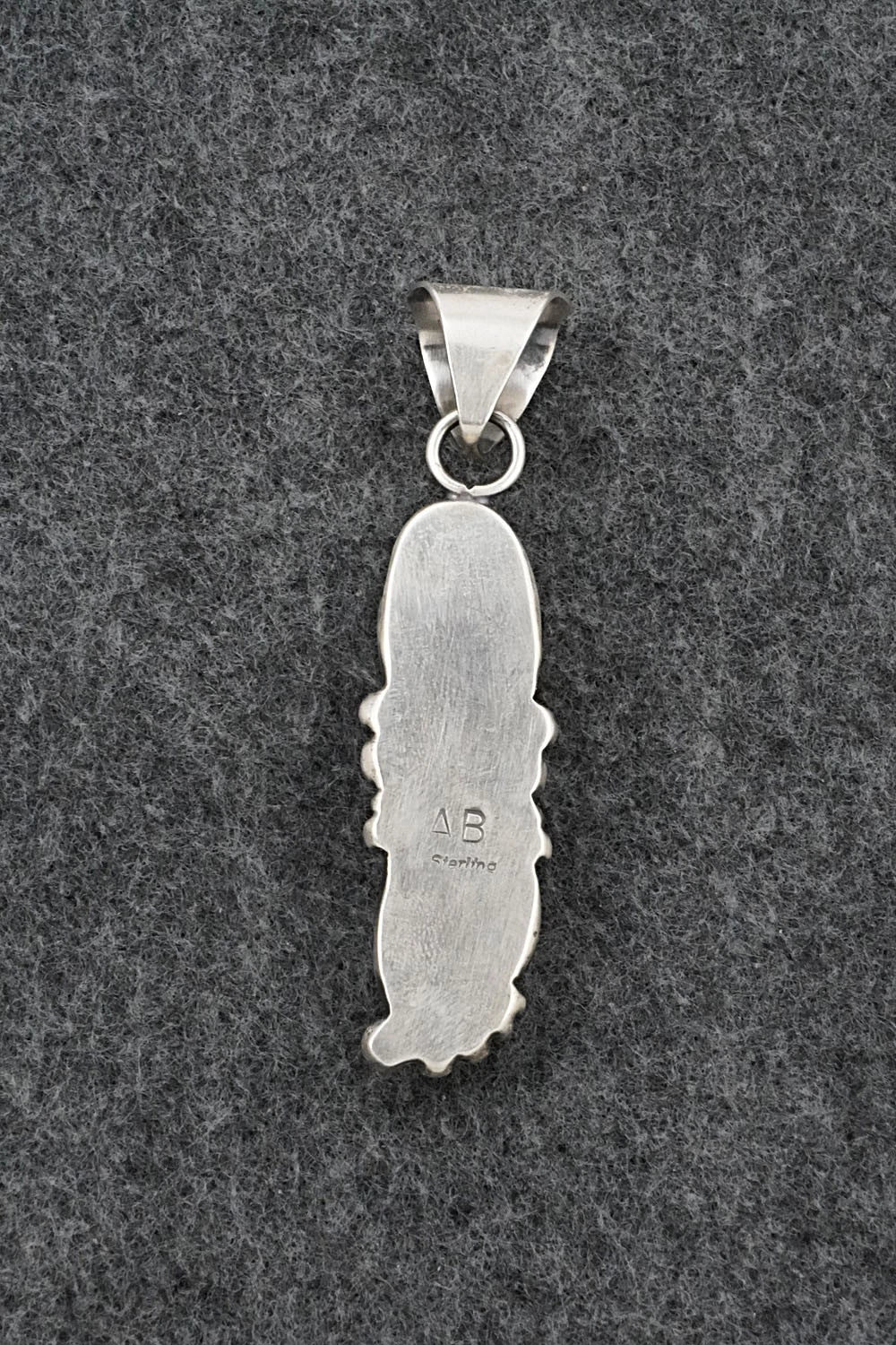 Turquoise & Sterling Silver Pendant - Antwone Brown