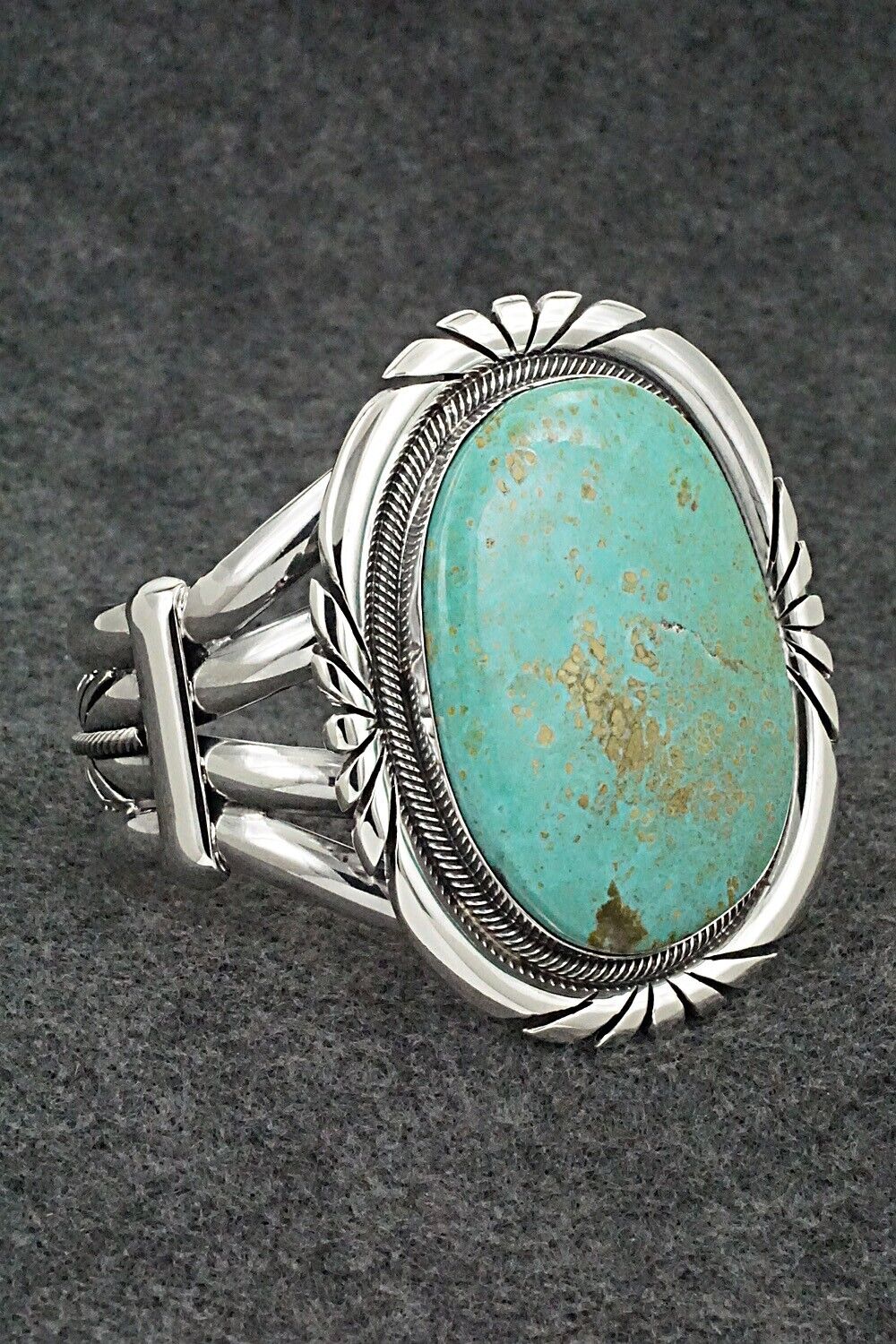 Turquoise & Sterling Silver Bracelet - Mark Yazzie