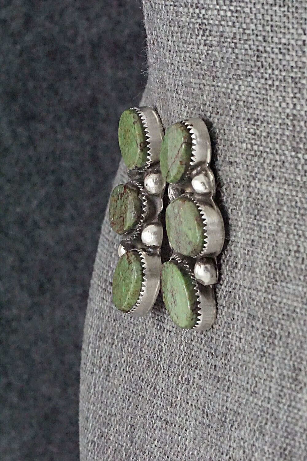 Turquoise & Sterling Silver Earrings - Selina Warner