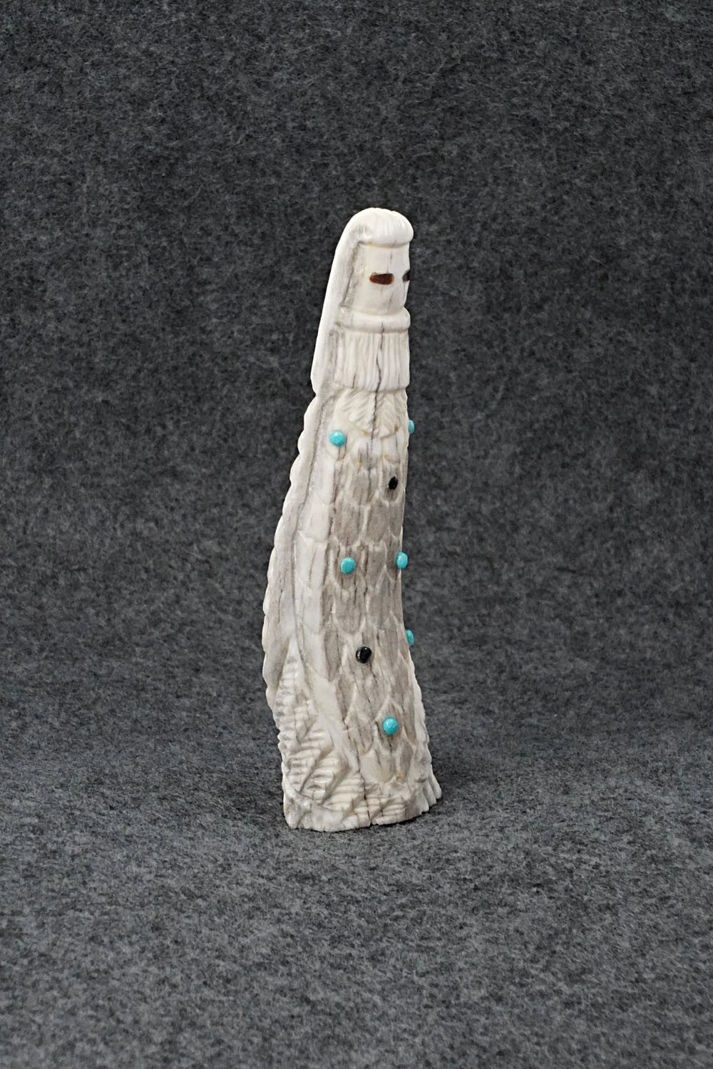 Corn Maiden Zuni Fetish Carving - Garrick Weeka