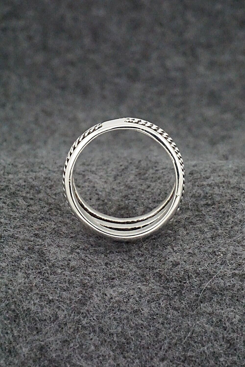 Sterling Silver Ring - Raymond Coriz - Size 9.5
