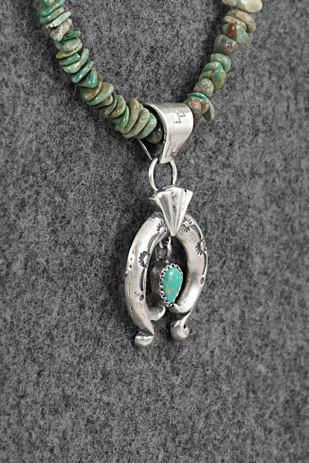 Turquoise & Sterling Silver Necklace - Sharon McCarthy