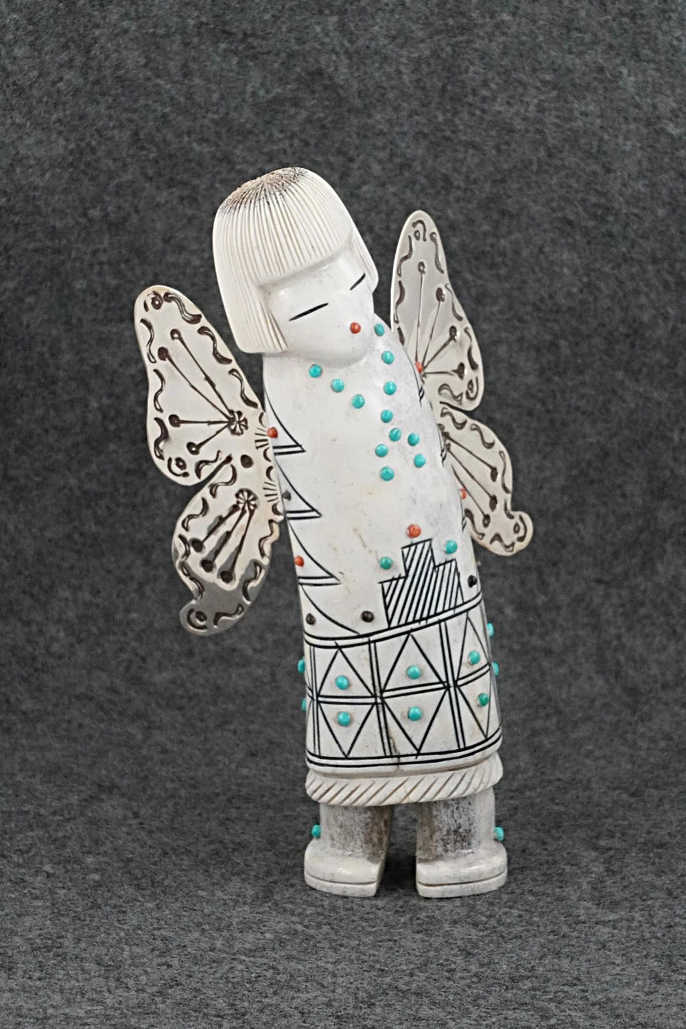 Angel Zuni Fetish Carving - Claudia Peina