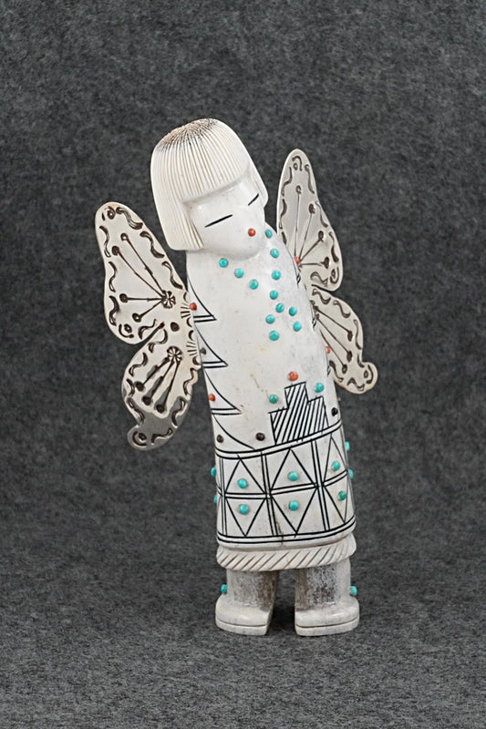 Angel Zuni Fetish Carving - Claudia Peina